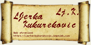LJerka Kukureković vizit kartica